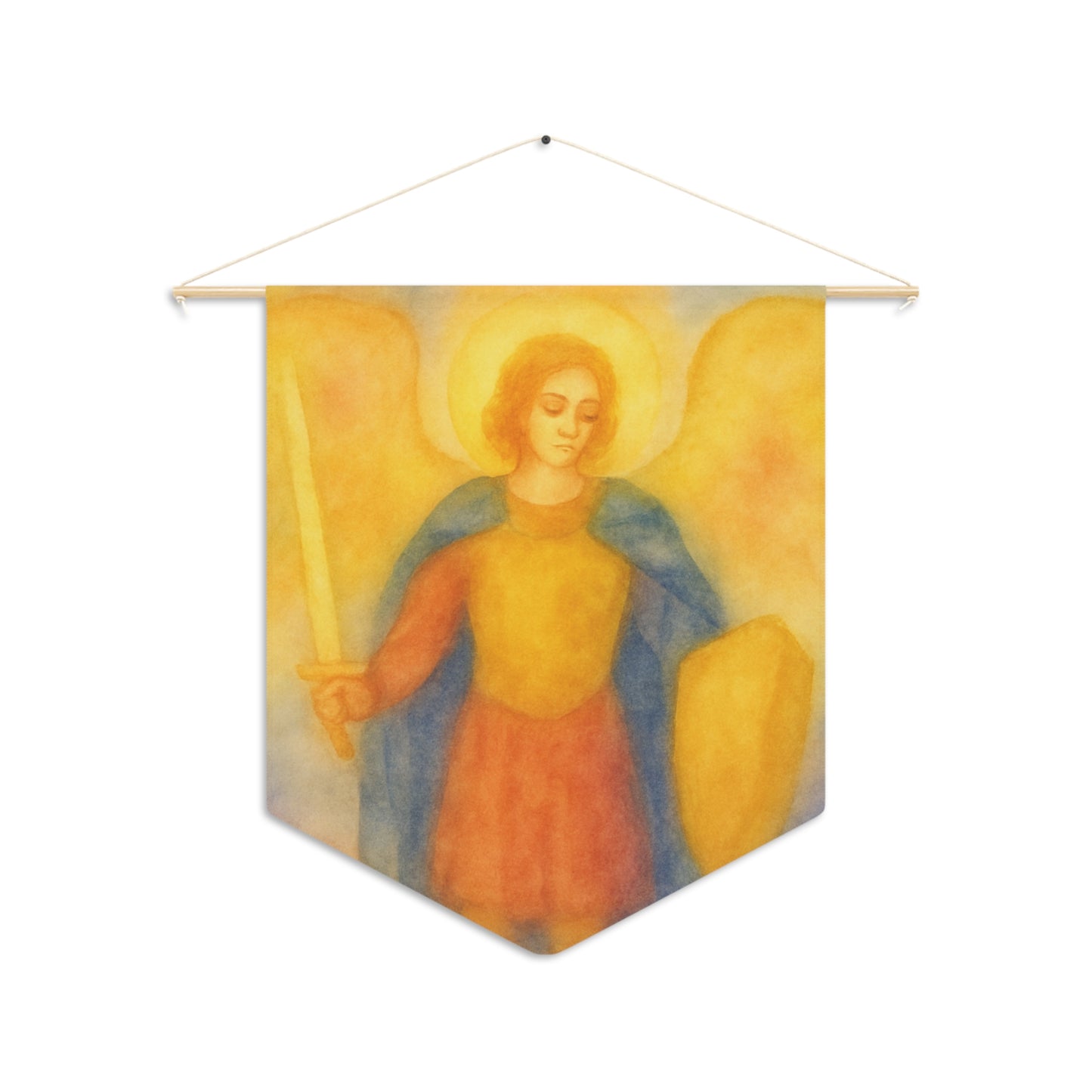 Waldorf-Inspired Saint Michael Pennant