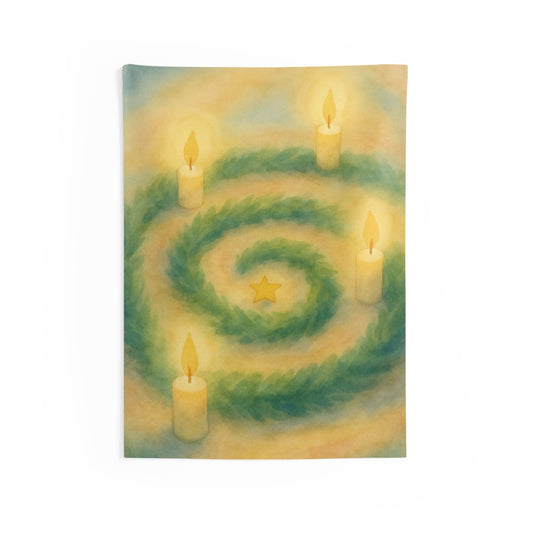 Advent Spiral Indoor Wall Tapestry