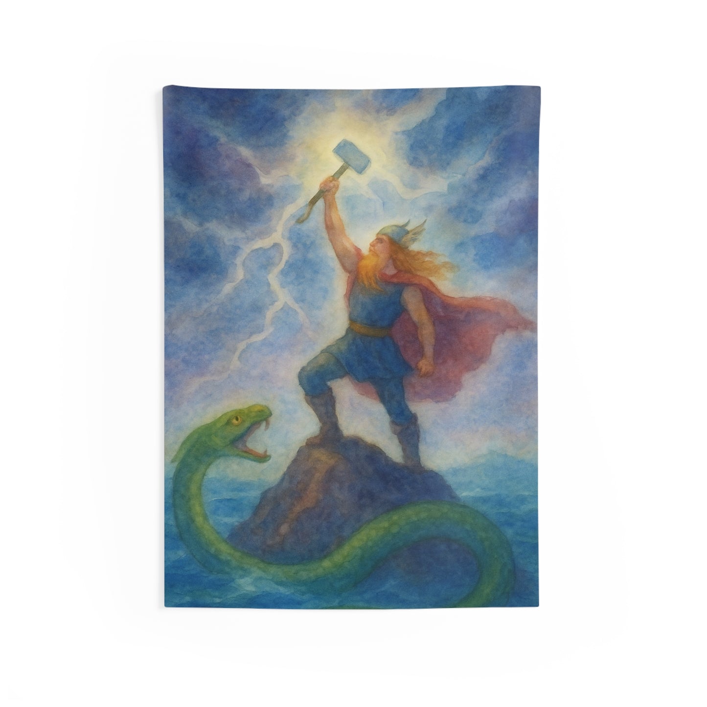 Thor Norse Mythology Wall Tapestry