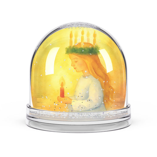 Santa Lucia Waldorf Calming Snow Globe