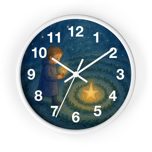 Waldorf Advent Spiral Clock