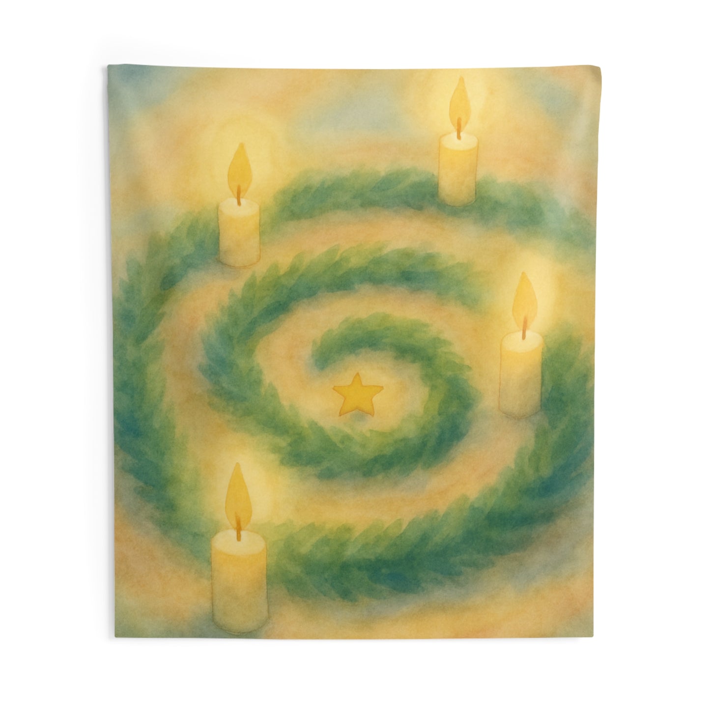 Advent Spiral Indoor Wall Tapestry