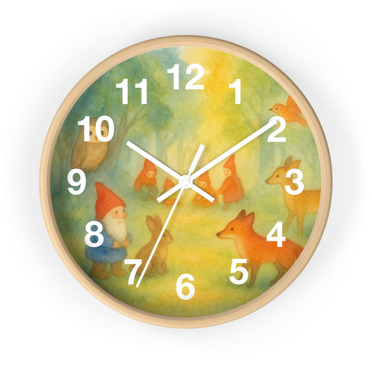 Waldorf-Inspired Classroom Gnome Clock