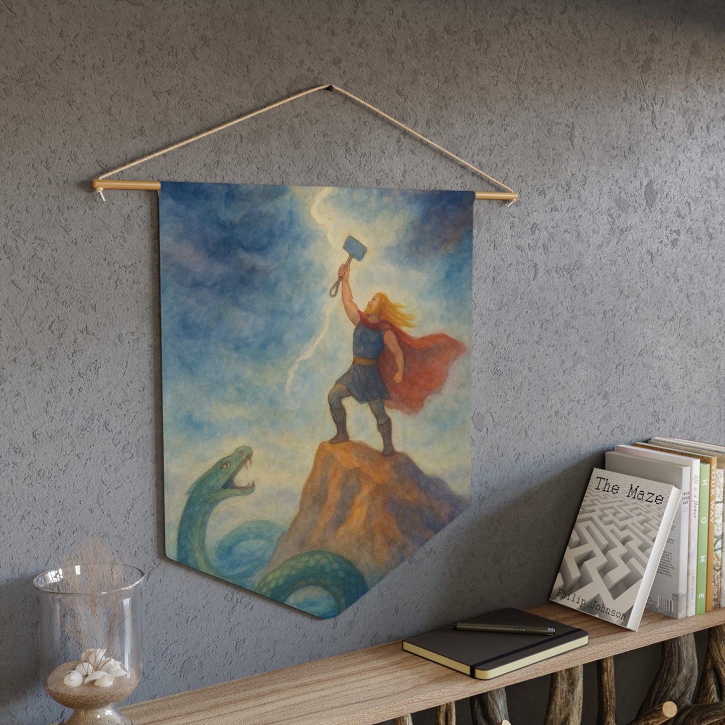 Waldorf-Inspired Norse Mythology Wall Hanging