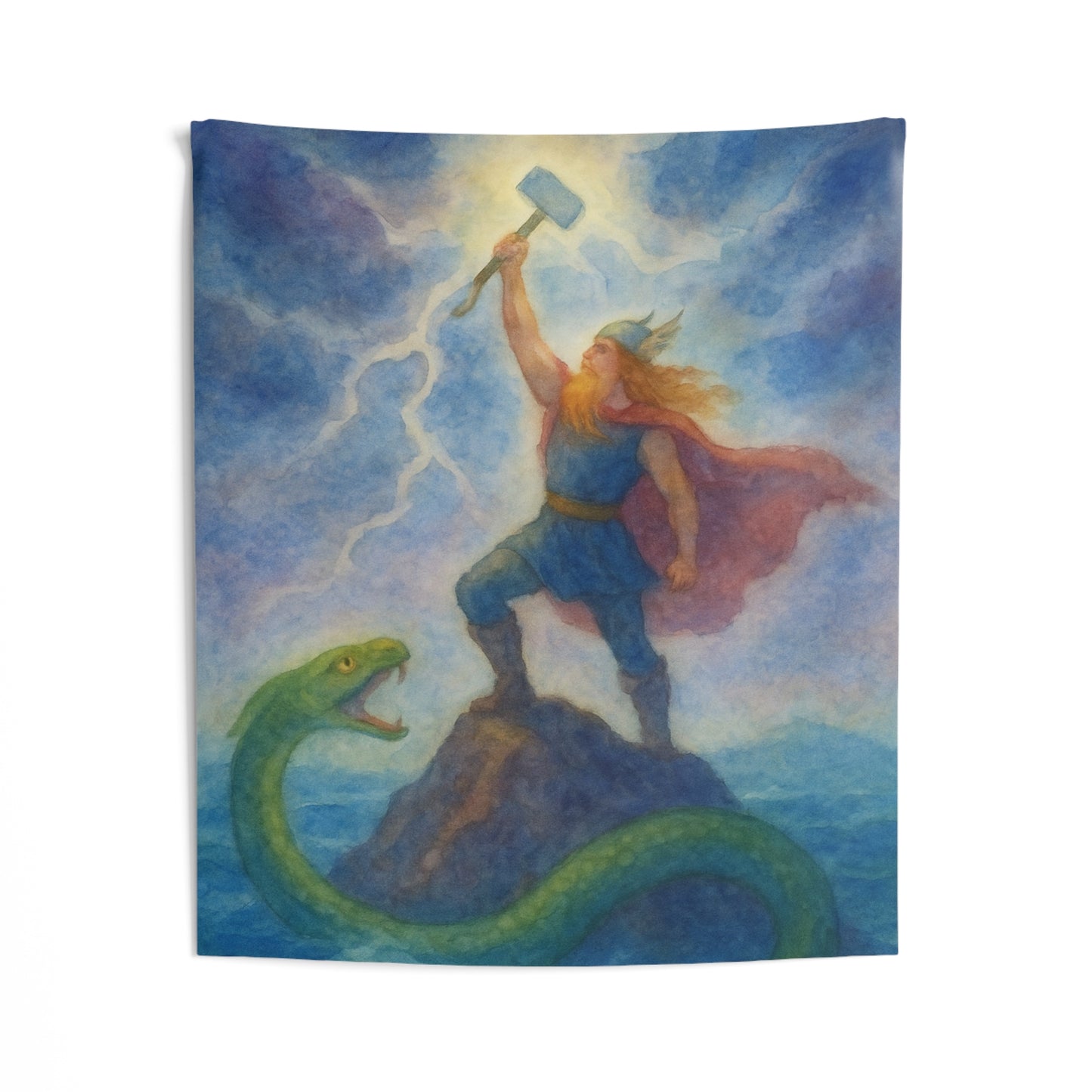 Thor Norse Mythology Wall Tapestry