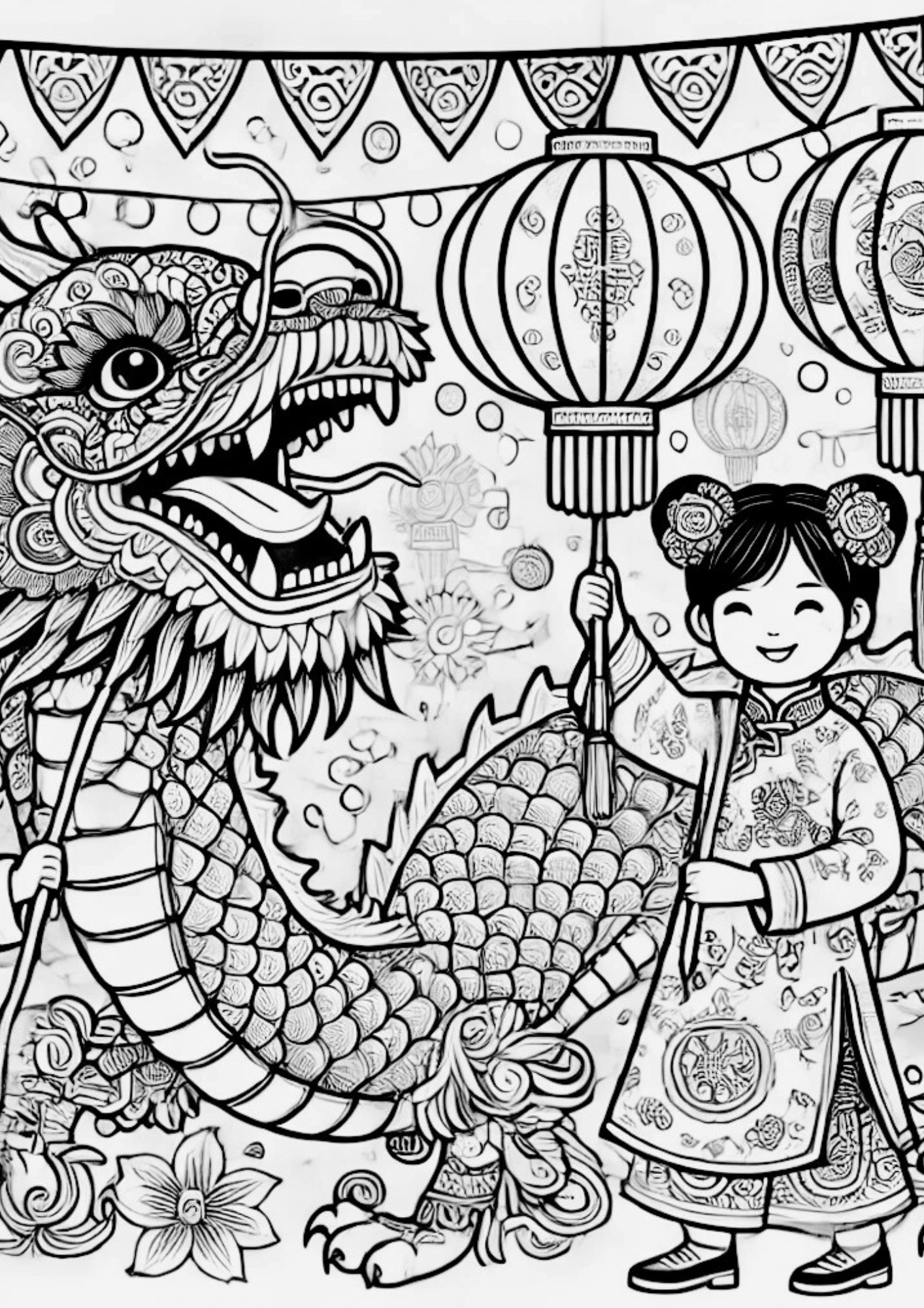 Winter Coloring Book Pages
