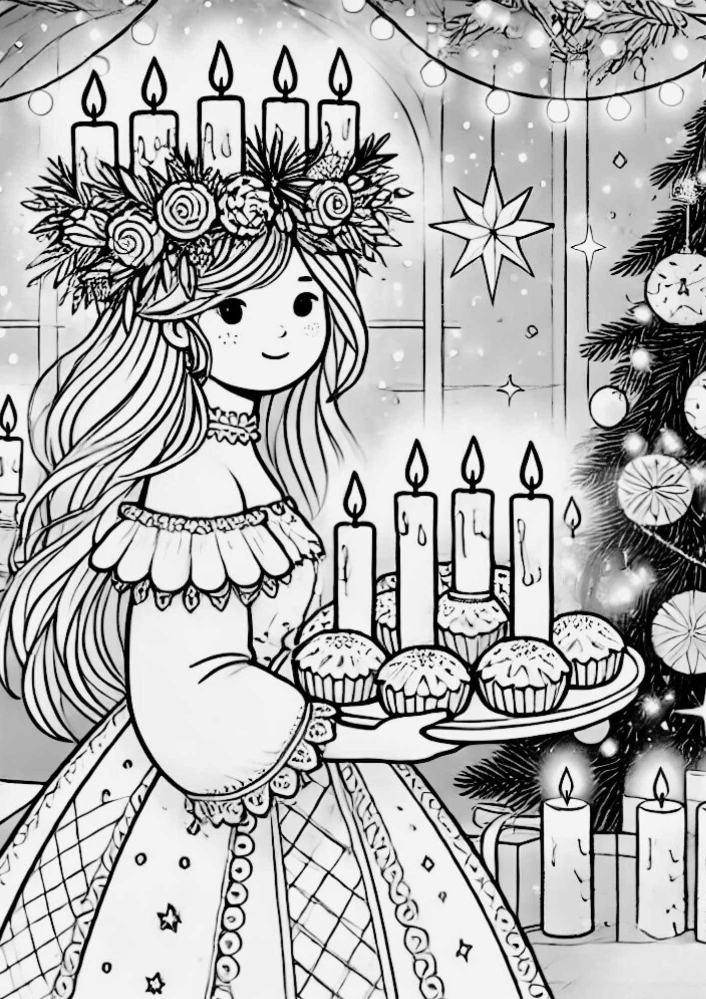 Winter Coloring Book Pages
