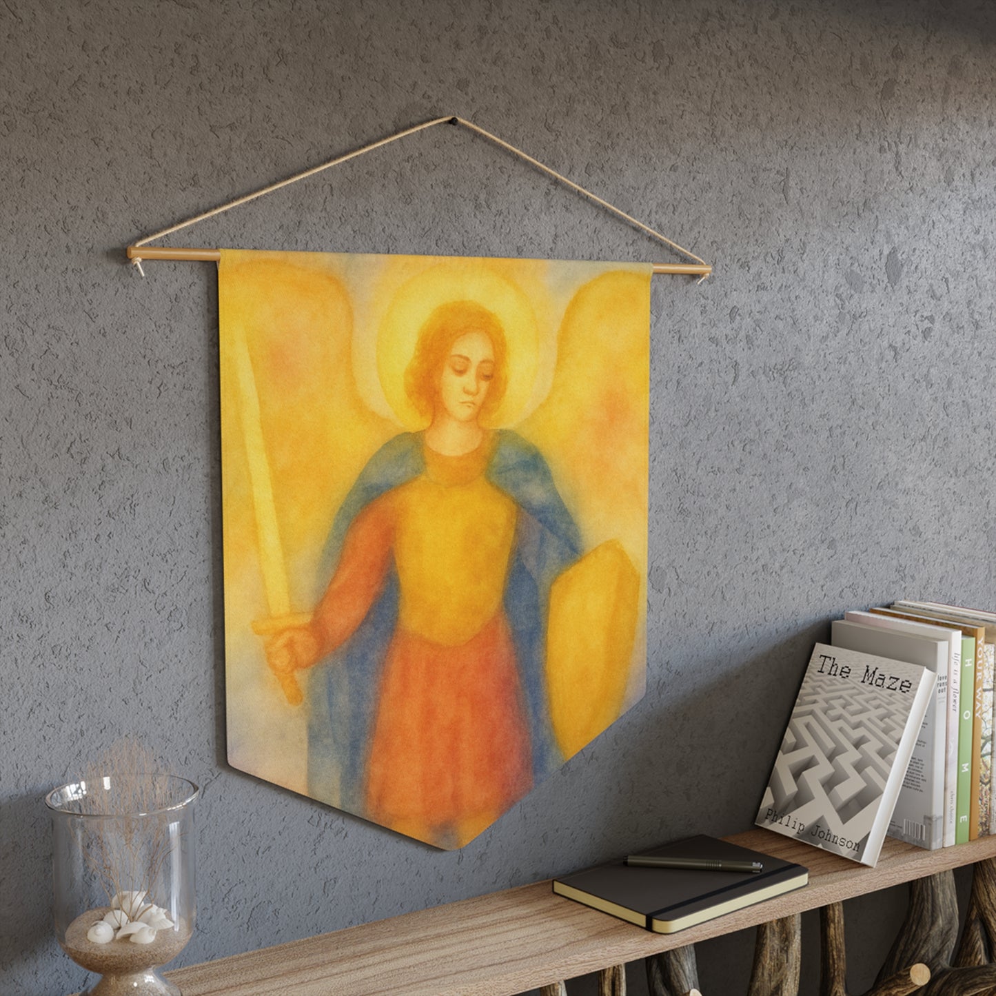 Waldorf-Inspired Saint Michael Pennant