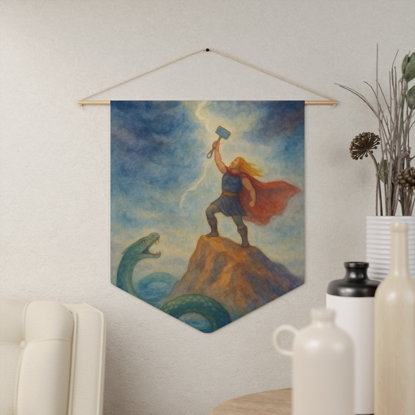 Waldorf-Inspired Norse Mythology Wall Hanging