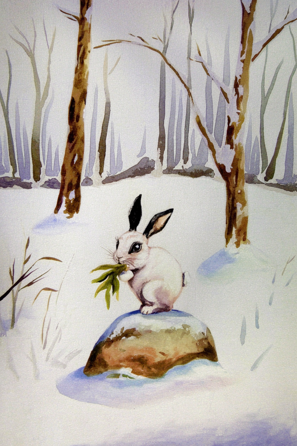 Winter Wonderland Bunny Prints (8x10)