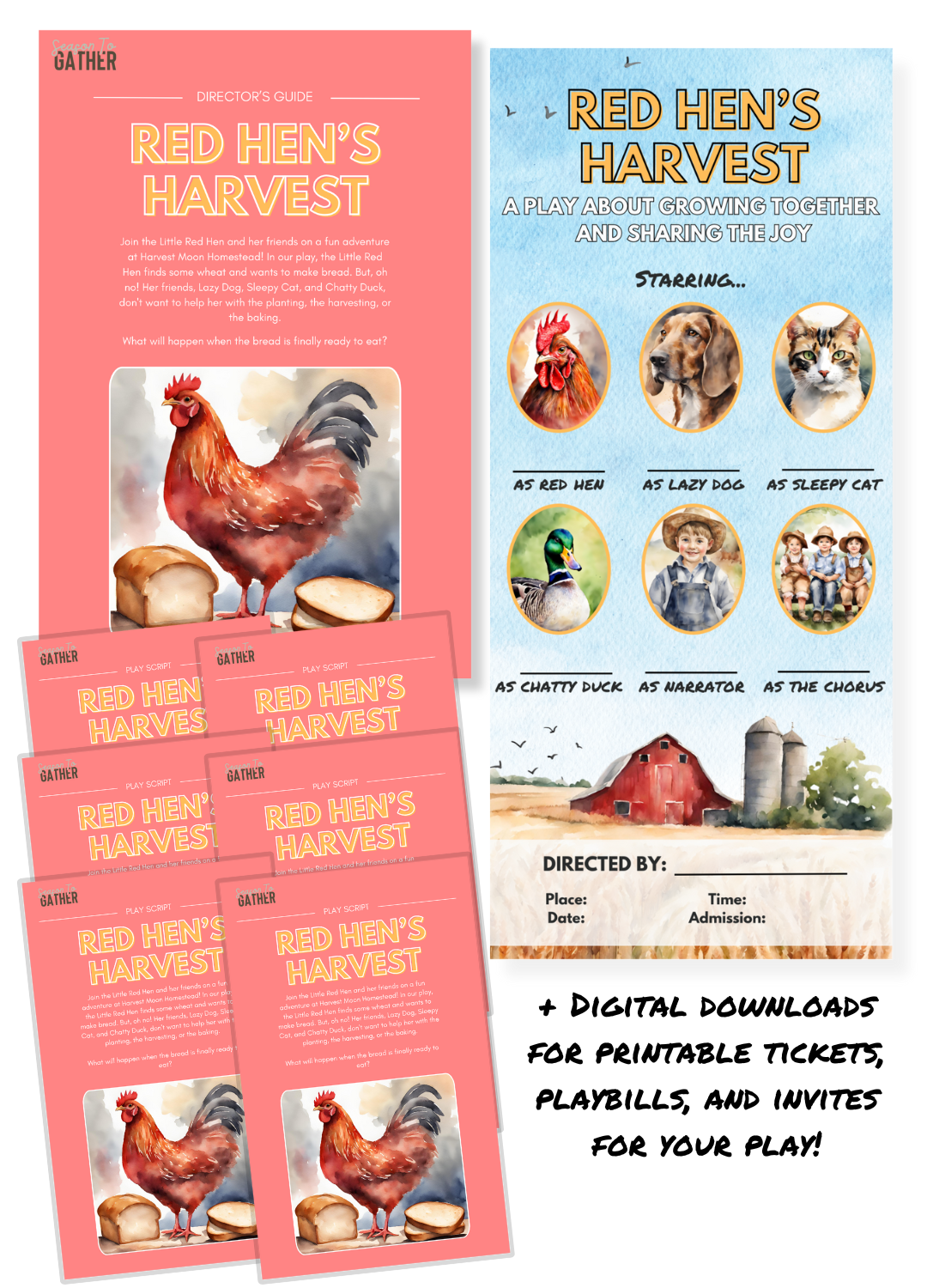 Red Hen's Harvest Theater Kit