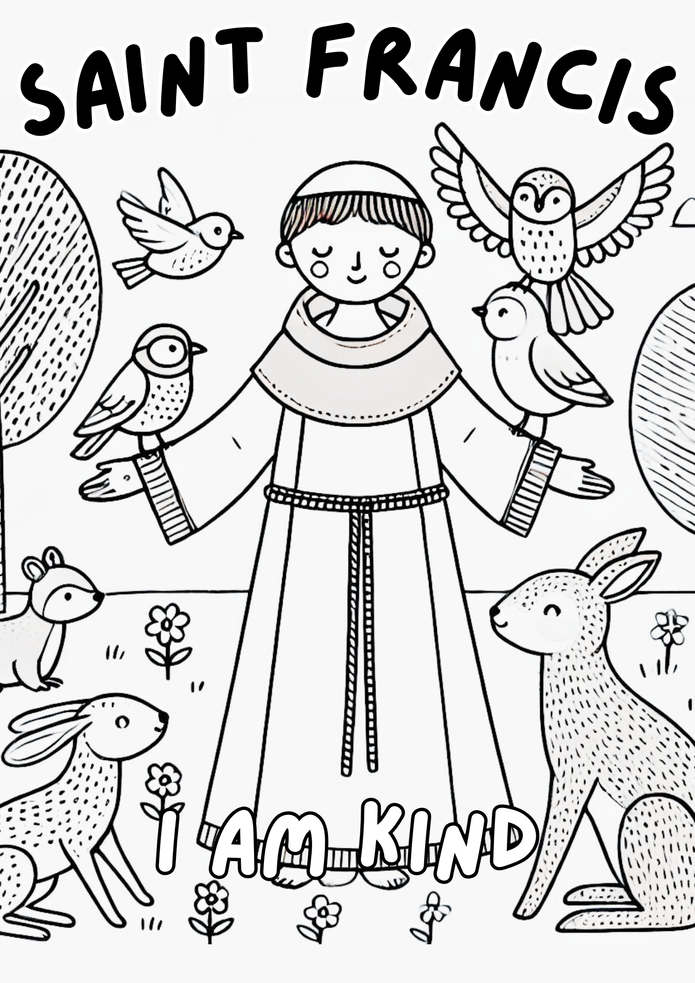Saints Coloring Book Pages
