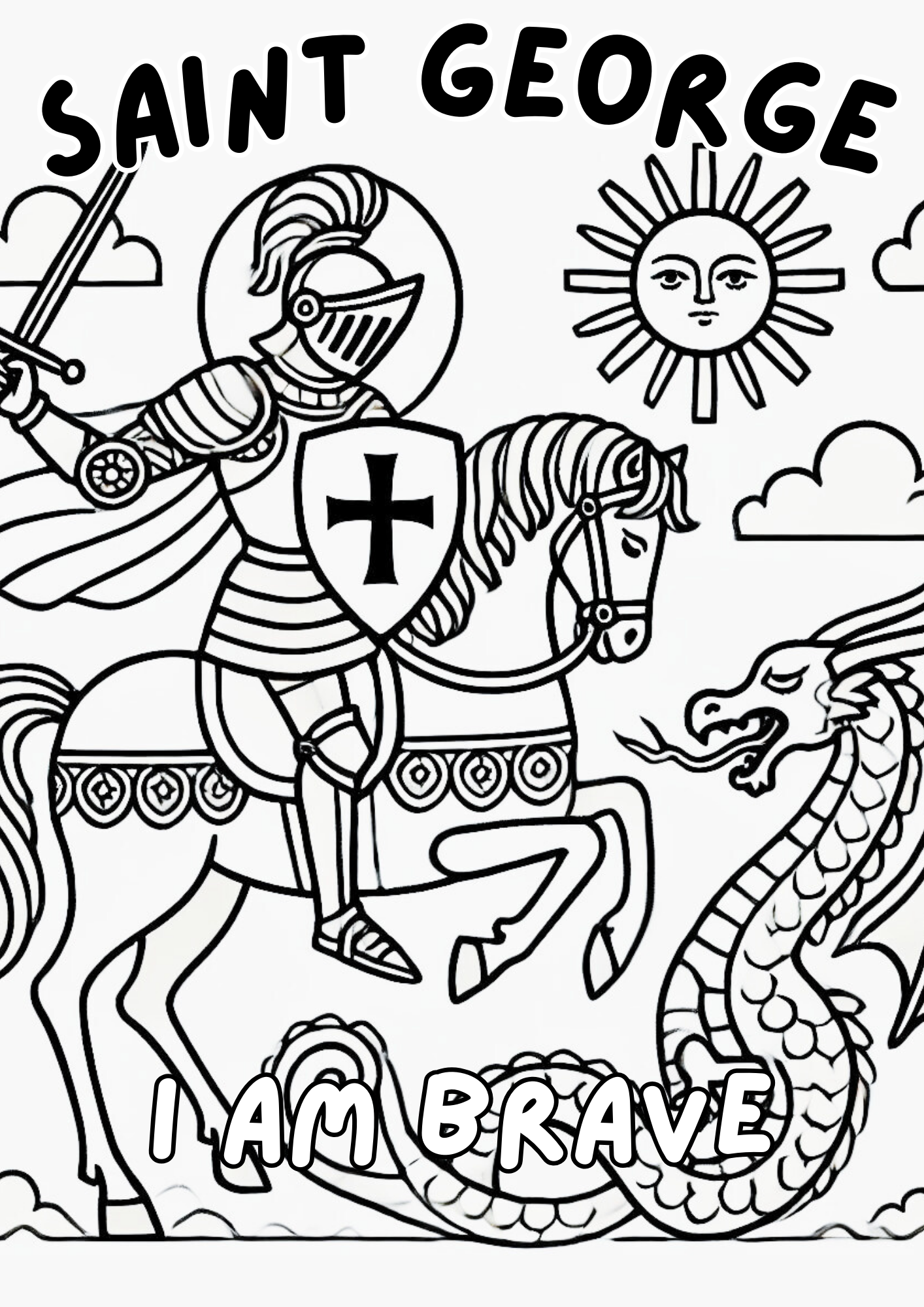Saints Coloring Book Pages