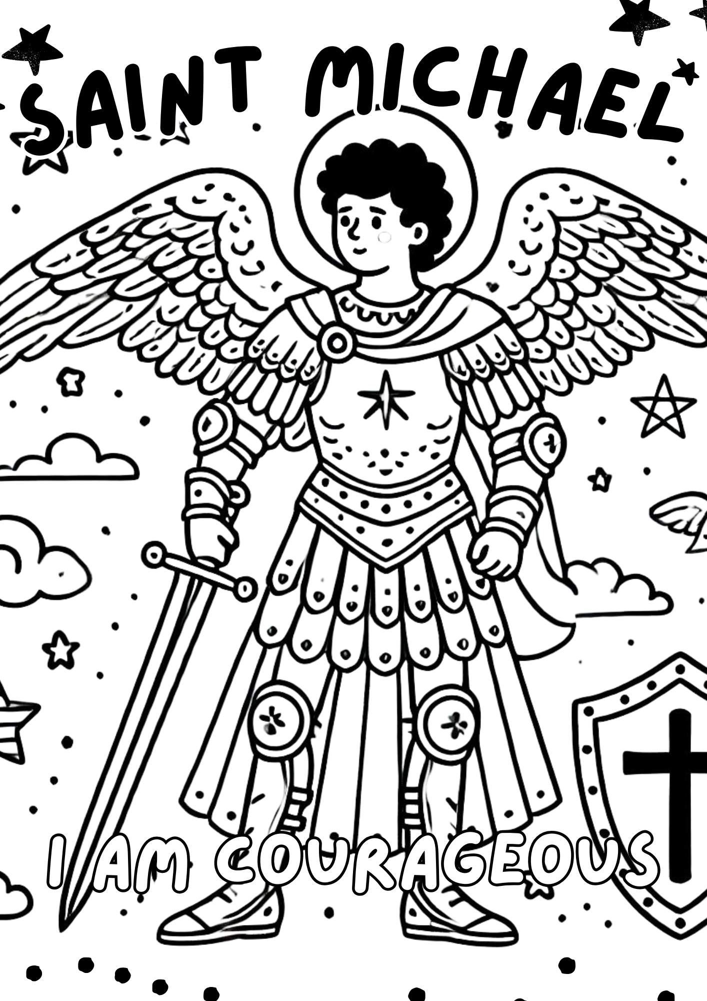 Saints Coloring Book Pages