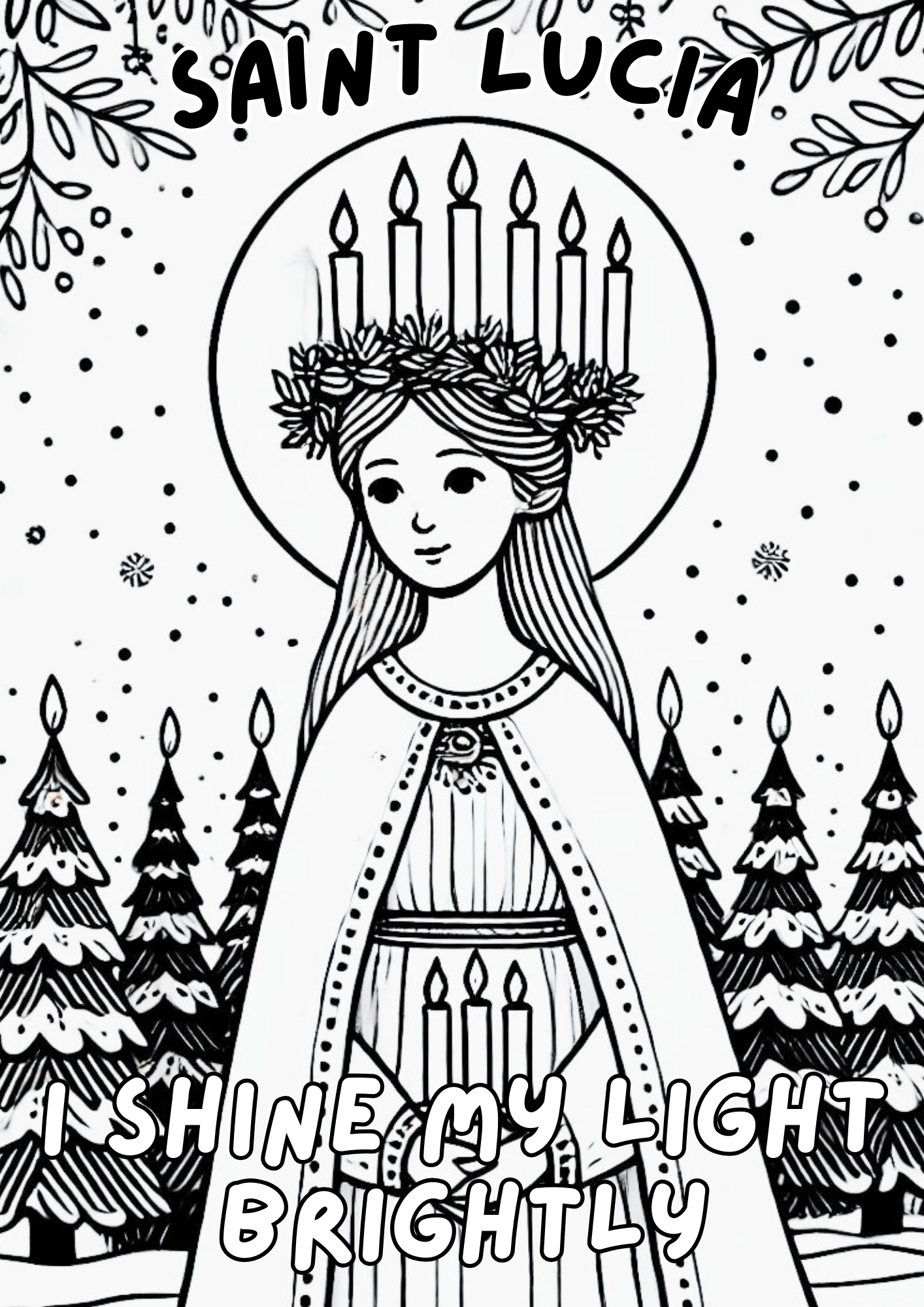 Saints Coloring Book Pages