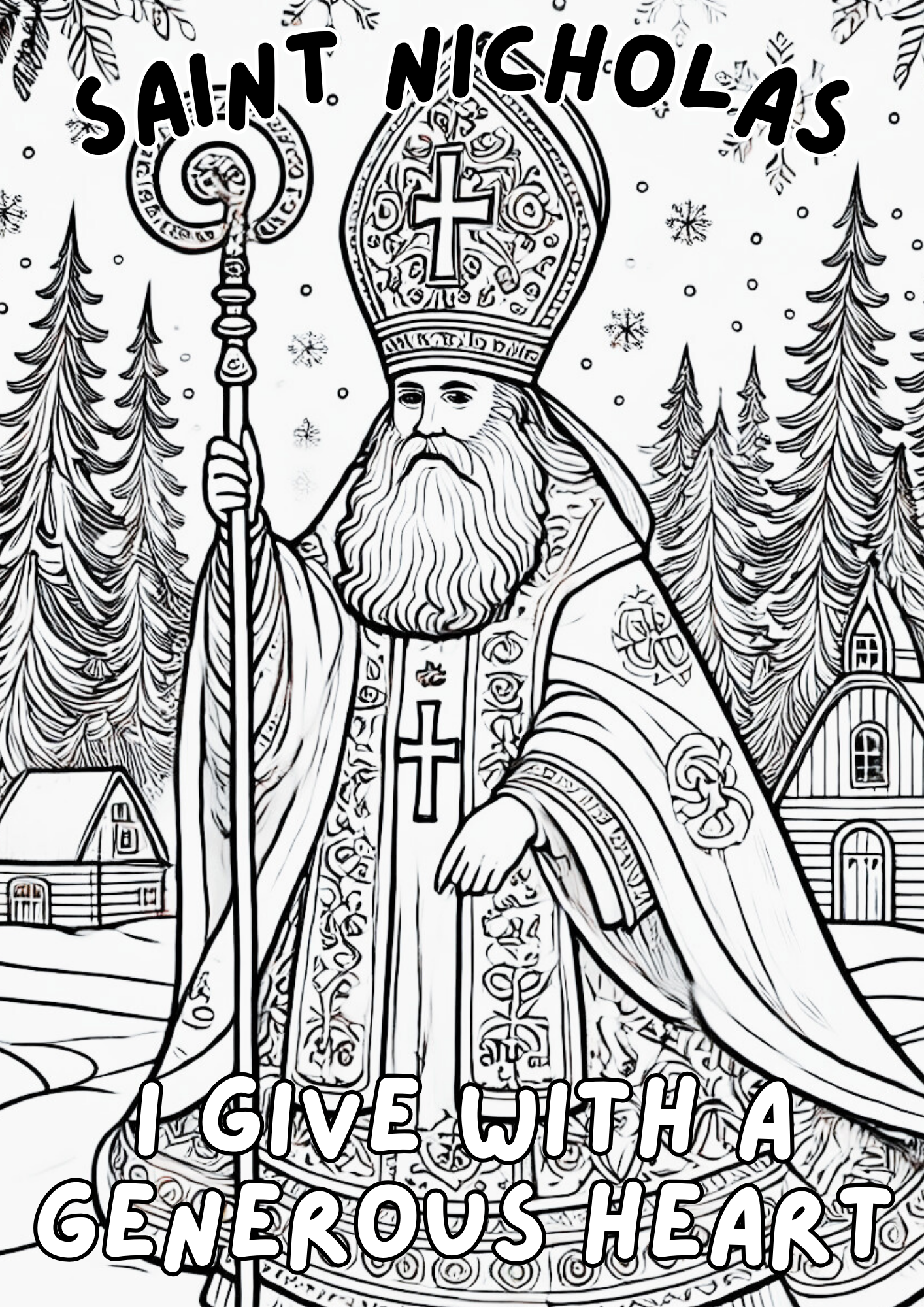 Saints Coloring Book Pages