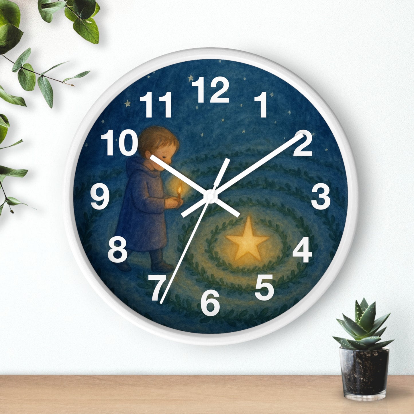 Waldorf Advent Spiral Clock