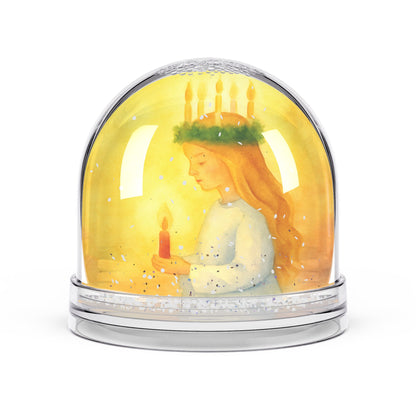 Santa Lucia Waldorf Calming Snow Globe