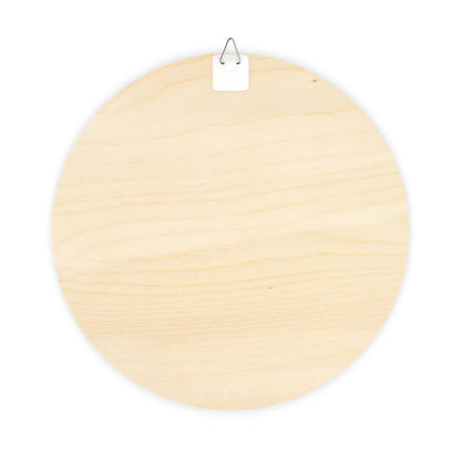 Waldorf Four Seasons Round Wood Sign