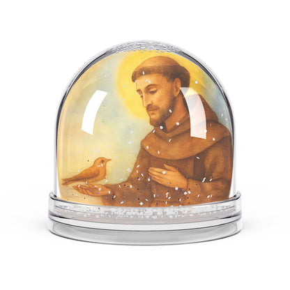 Saint Francis Waldorf Calming Snow Globe