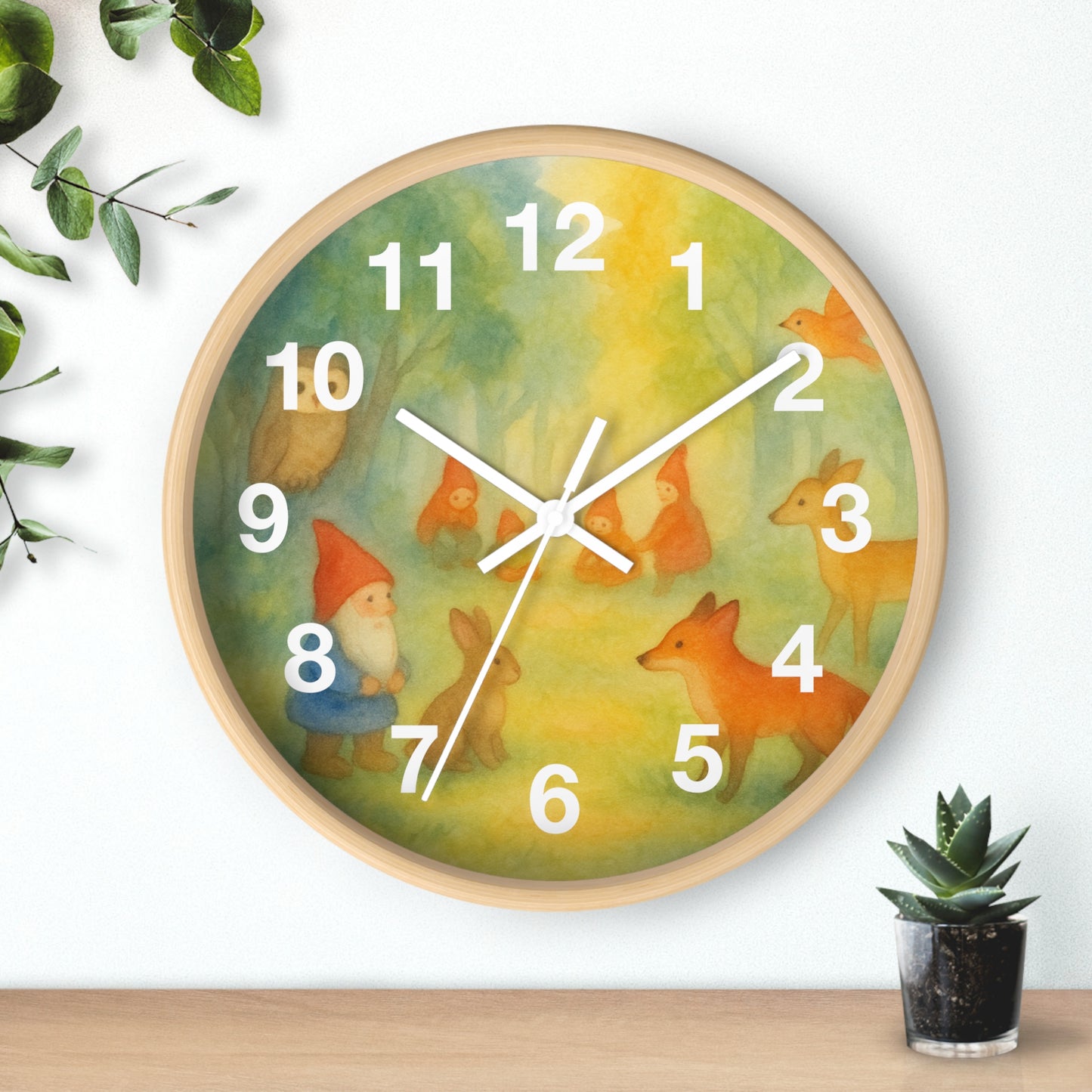 Waldorf-Inspired Classroom Gnome Clock