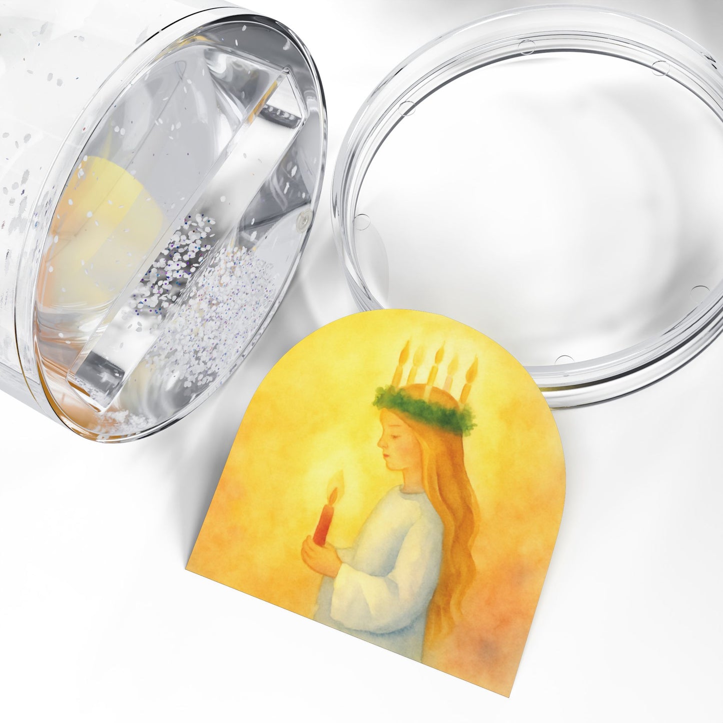 Santa Lucia Waldorf Calming Snow Globe