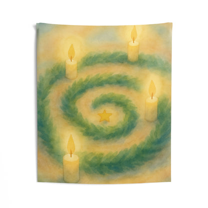 Advent Spiral Indoor Wall Tapestry