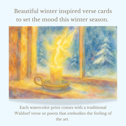 Winter Verse Cards | Set of 20 Digital Prints