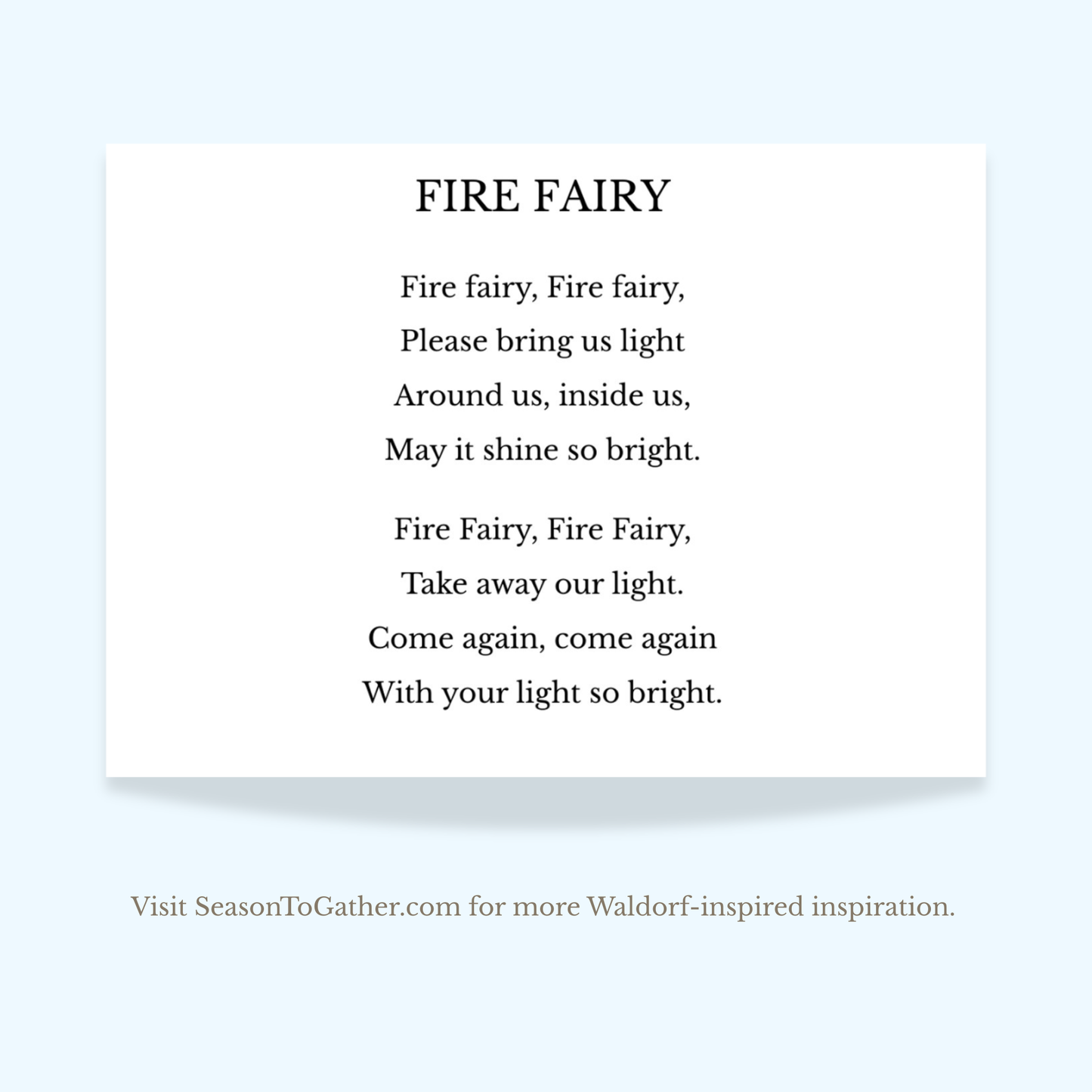 Winter Verse Cards | Set of 20 Digital Prints