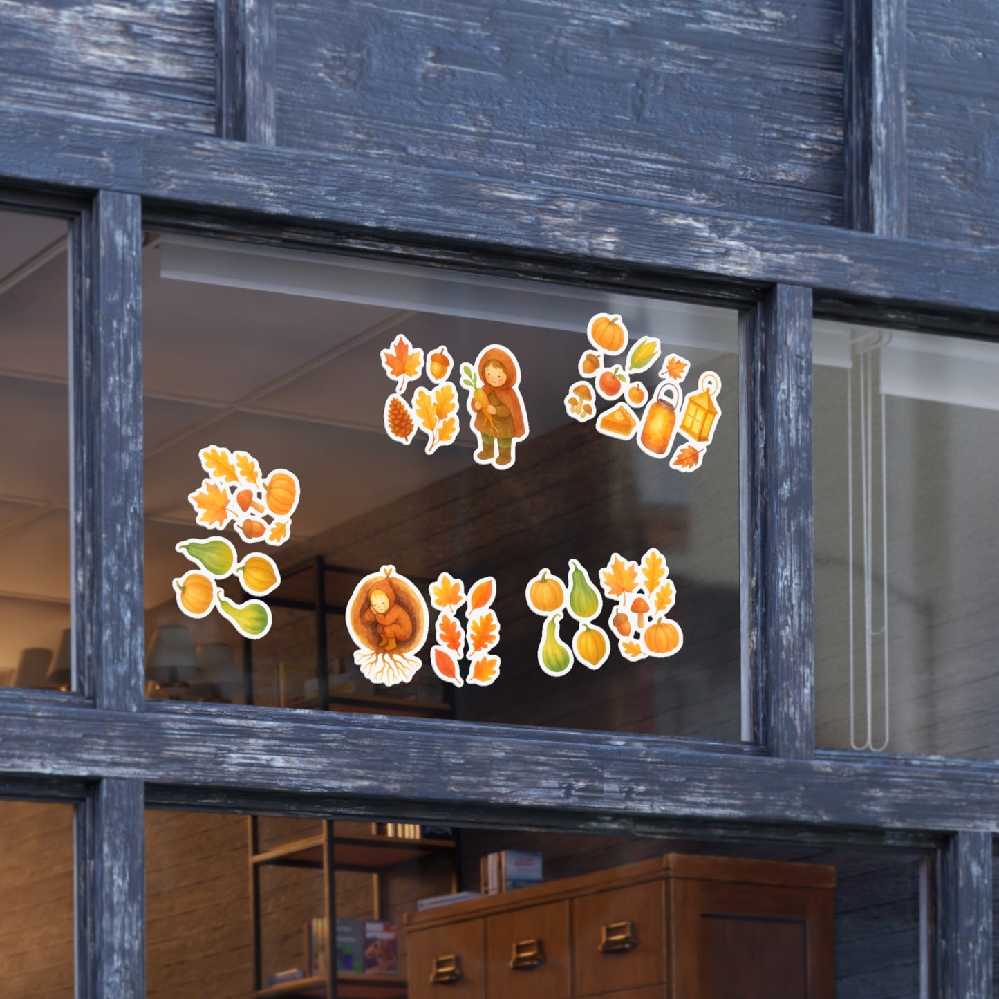 Root Children Harvest Vinyl Window Stickers