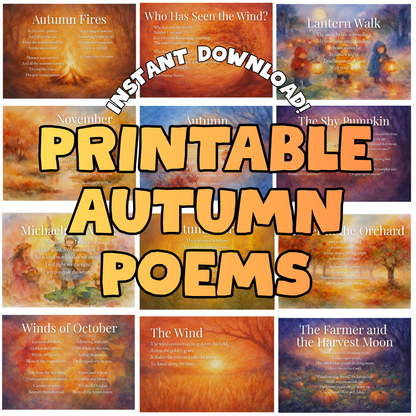 Autumn Poem Cards Pack