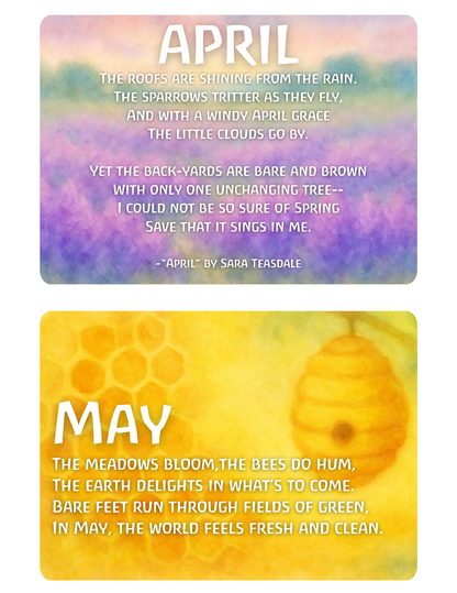 Seasonal Verse Cards – Waldorf-Inspired Seasonal Verses (Printable PDF)