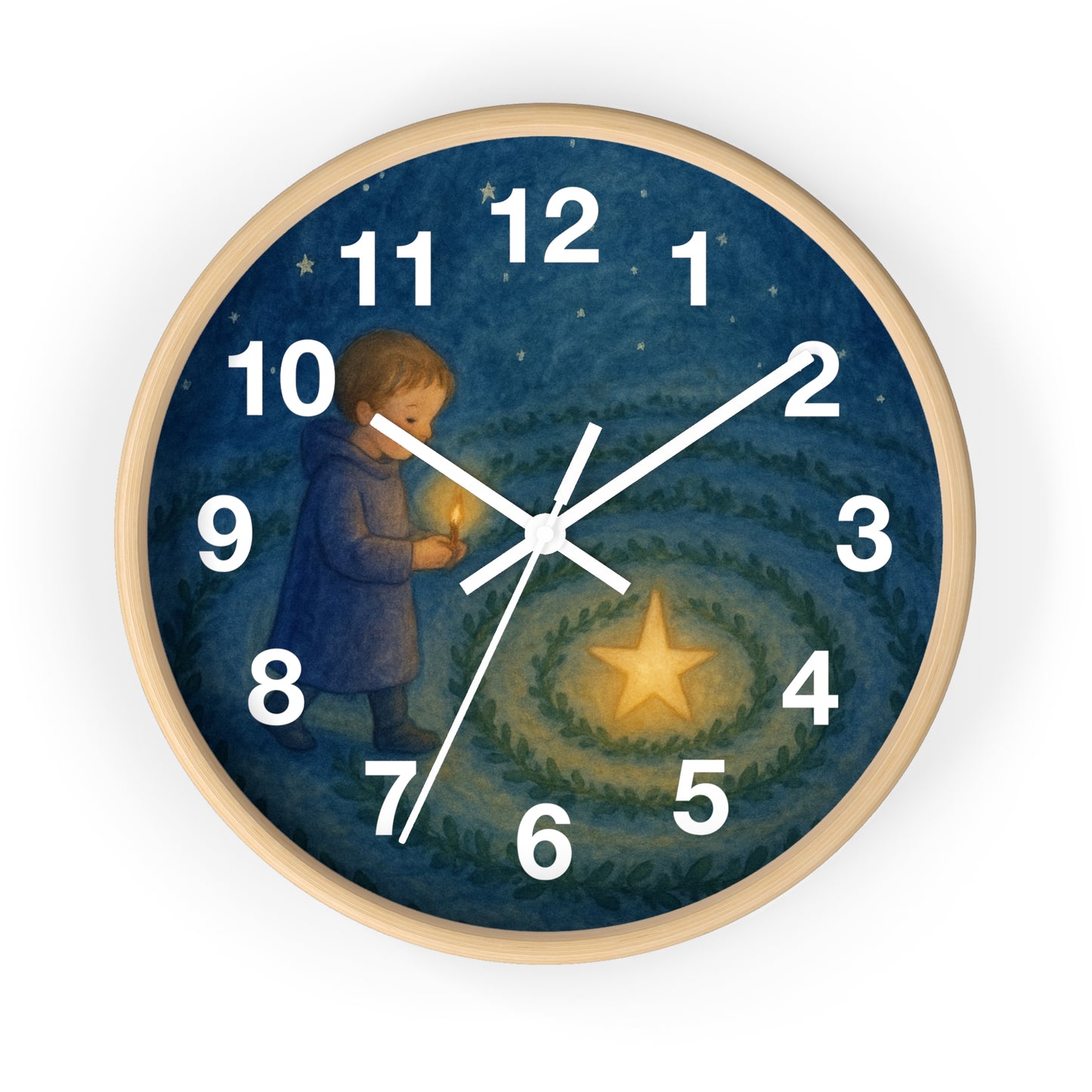 Waldorf Advent Spiral Clock