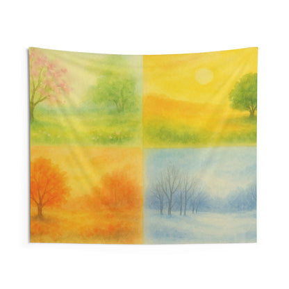 Four Seasons Wall Tapestry