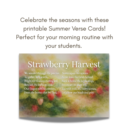 Summer Printable Verse Cards