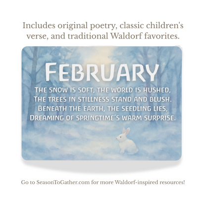 Seasonal Verse Cards – Waldorf-Inspired Seasonal Verses (Printable PDF)