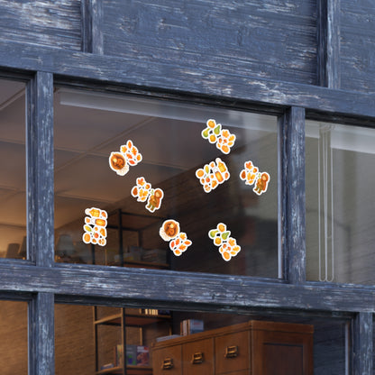 Root Children Harvest Vinyl Window Stickers