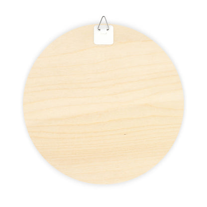 Golden Beehive Round Wood Sign