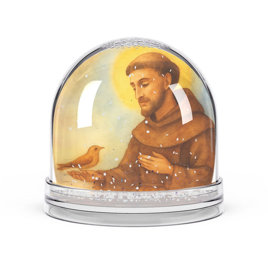 Saint Francis Waldorf Calming Snow Globe