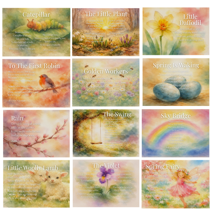 Printable Spring Verse Cards (Digital Download)