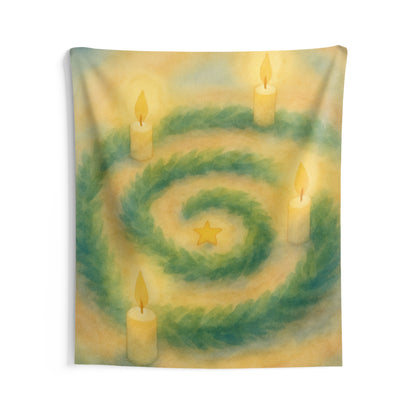 Advent Spiral Indoor Wall Tapestry
