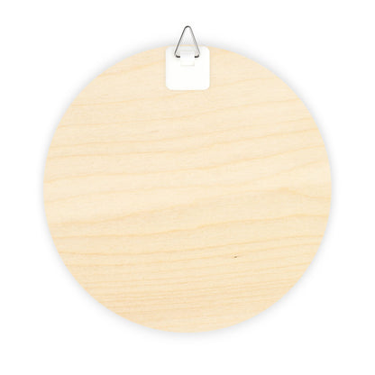 Spring Butterfly Dance Round Wood Sign