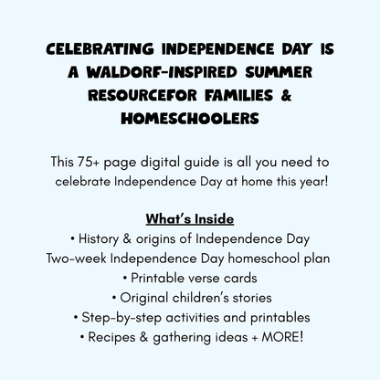 Independence Day Unit Study