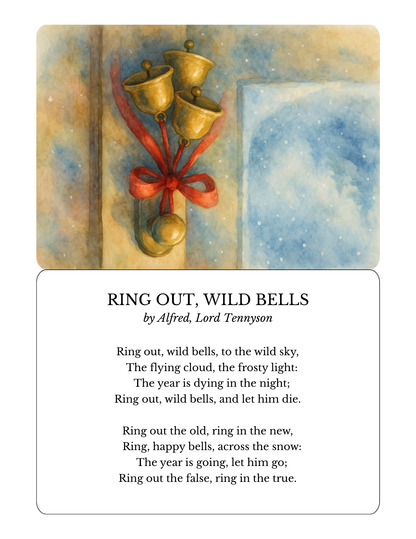 Winter Verse Cards | Set of 20 Digital Prints